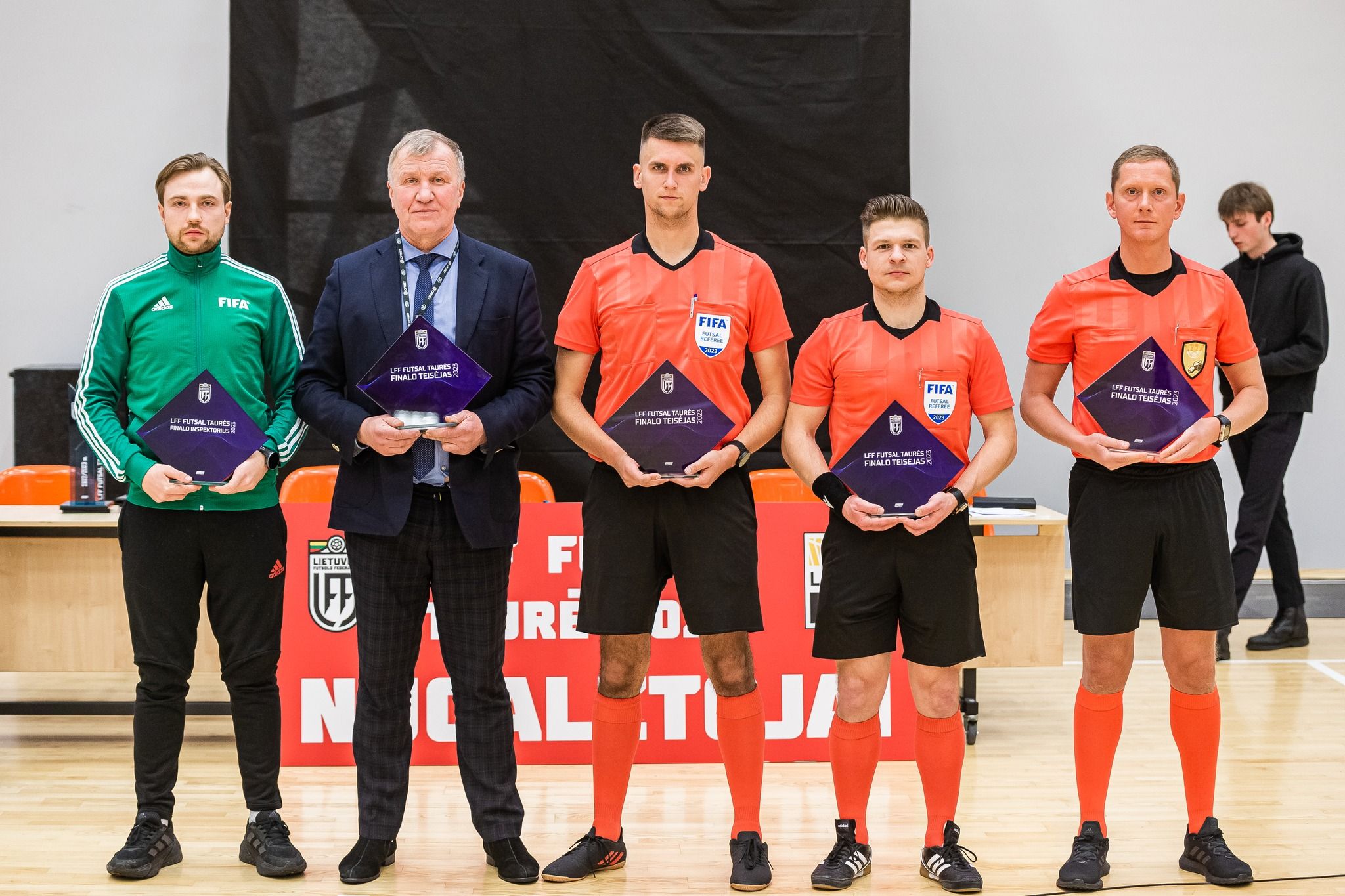 S.Vilniškis  LFF  Futsal taurės finalo inspektorius